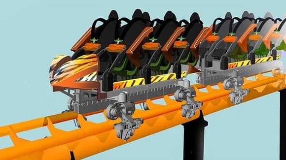 Busch Gardens Tigris Roller Coaster
