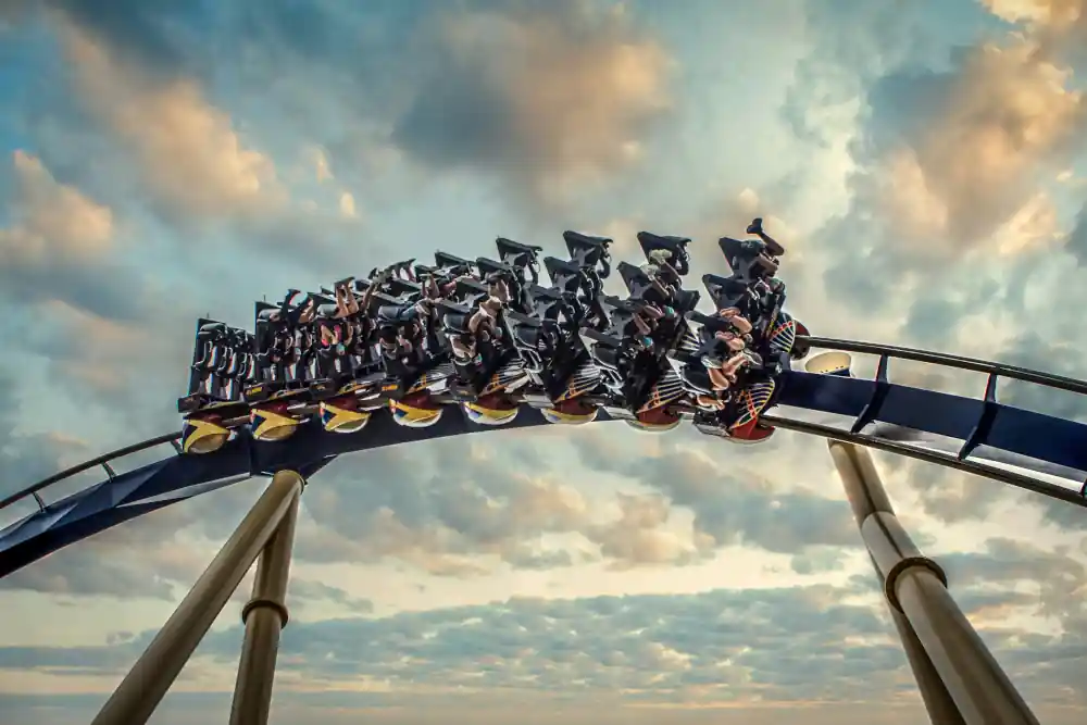 Busch Gardens Coaster in the sky