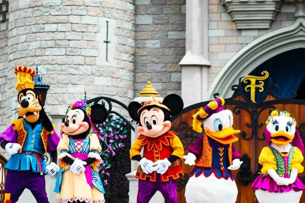 Disney Parade with Mickey and Donald