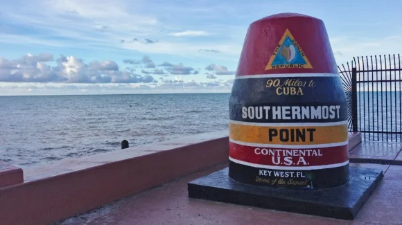 Southernmost Point marker in Key West