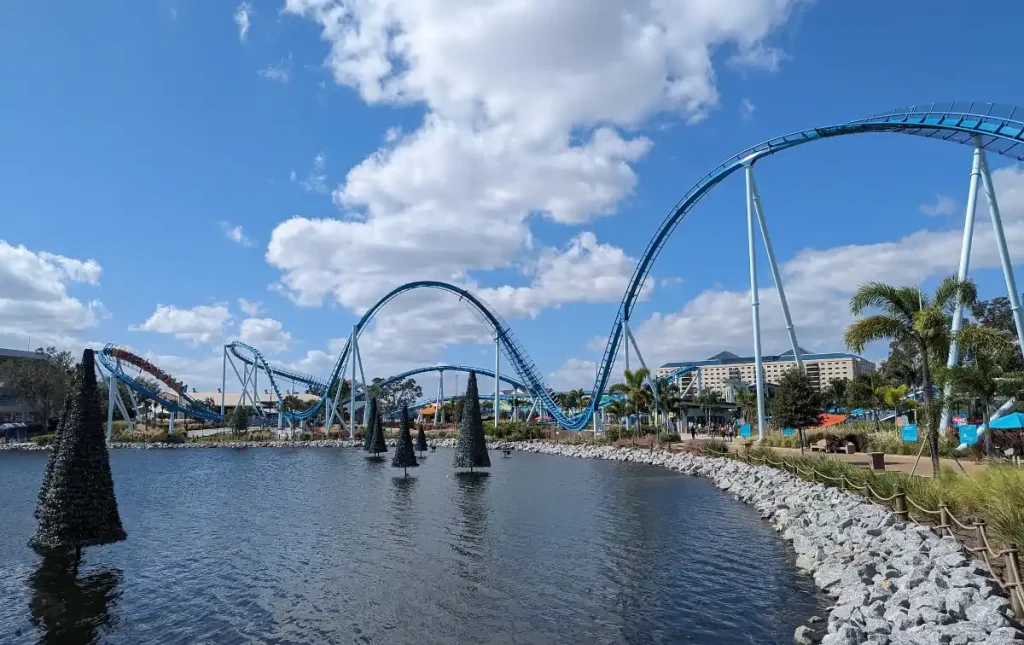 The Surf Coaster in SeaWorld