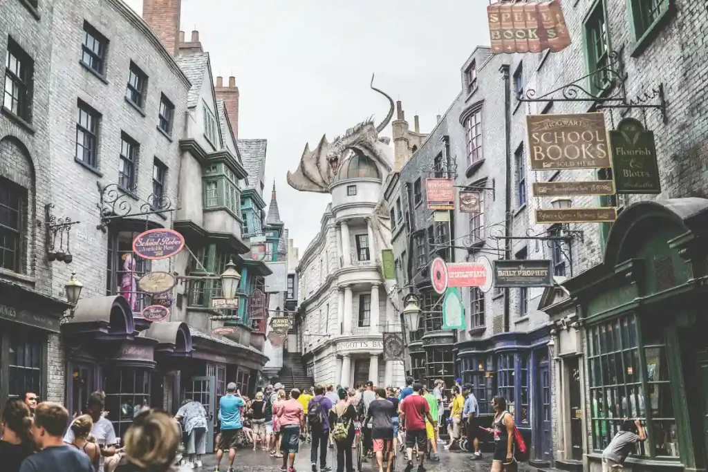 Wizarding World Shops and Food